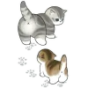 Omekashi Nyan Emoji Telegram Sticker #24 - Omekashi Nyan Emoji #24