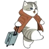 Omekashi Nyan Emoji Telegram Sticker #25 - Omekashi Nyan Emoji #25