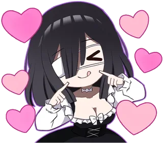 Eyepatch Maid Girl