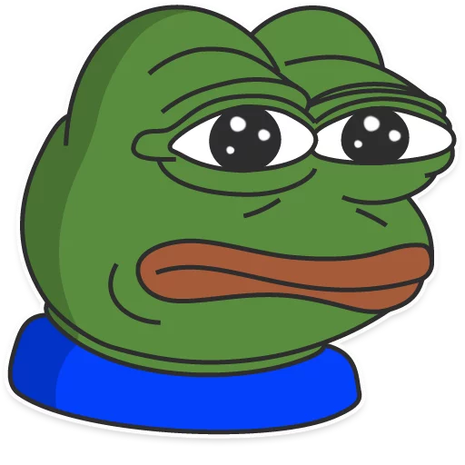 Pepe The Frog Telegram Sticker #25 - Pepe The Frog #25