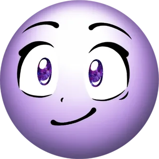Purple Galaxy Smile