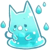 Purupuru Slime Kitten Emoji Telegram Sticker #23 - Purupuru Slime Kitten Emoji #23
