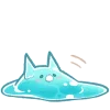 Purupuru Slime Kitten Emoji Telegram Sticker #24 - Purupuru Slime Kitten Emoji #24