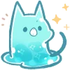 Purupuru Slime Kitten Emoji Telegram Sticker #25 - Purupuru Slime Kitten Emoji #25