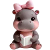 Paired Hippo 2 Emoji Telegram Sticker #19 - Paired Hippo 2 Emoji #19