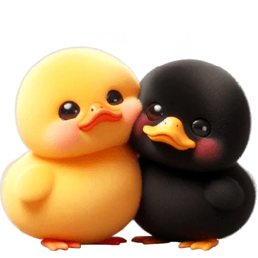 Cute Duckling Couple