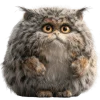 Pallas Cat Super Fat Emoji Telegram Sticker #5 - Pallas Cat Super Fat Emoji #5