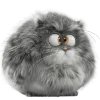 Pallas Cat Super Fat Emoji Telegram Sticker #19 - Pallas Cat Super Fat Emoji #19