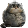 Pallas Cat Super Fat Emoji Telegram Sticker #20 - Pallas Cat Super Fat Emoji #20