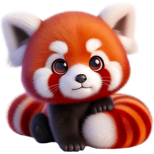 Panda Red Cut