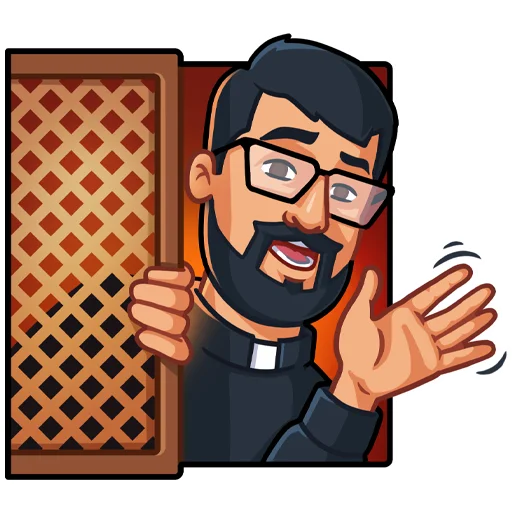 Lutheran Pastor Telegram Sticker #1 - Lutheran Pastor #1