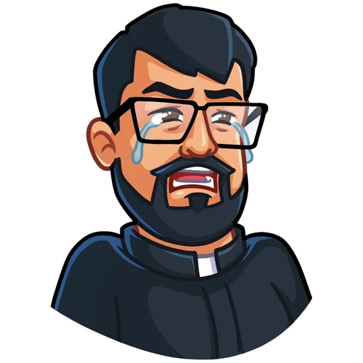 Lutheran Pastor Telegram Sticker #3 - Lutheran Pastor #3
