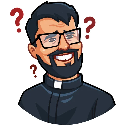 Lutheran Pastor Telegram Sticker #4 - Lutheran Pastor #4
