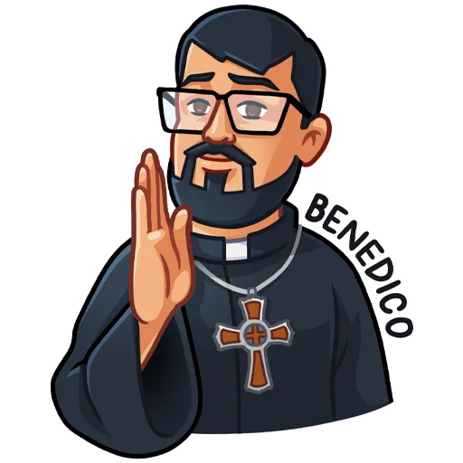 Lutheran Pastor Telegram Sticker #9 - Lutheran Pastor #9