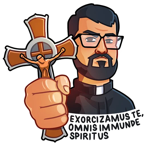 Lutheran Pastor Telegram Sticker #10 - Lutheran Pastor #10