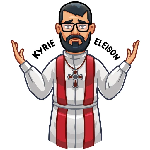 Lutheran Pastor Telegram Sticker #11 - Lutheran Pastor #11