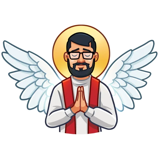 Lutheran Pastor Telegram Sticker #12 - Lutheran Pastor #12