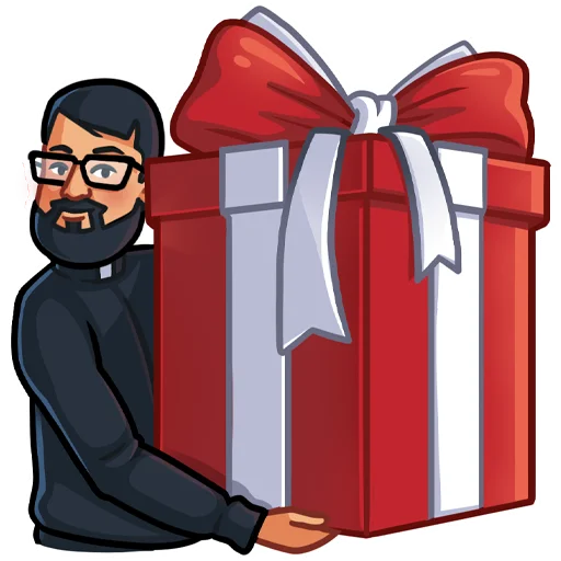 Lutheran Pastor Telegram Sticker #17 - Lutheran Pastor #17