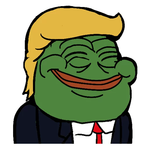 Pepe Trump Telegram Sticker #1 - Pepe Trump #1