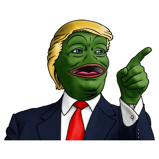 Pepe Trump Telegram Sticker #6 - Pepe Trump #6