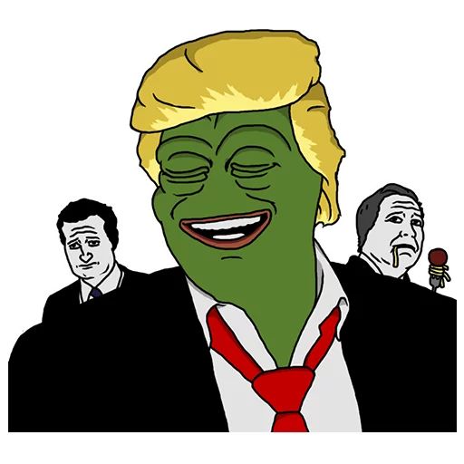 Pepe Trump Telegram Sticker #23 - Pepe Trump #23