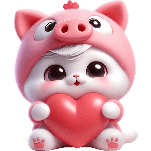 Piggy Costume Cat