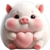 Piggy Pipka Emoji Telegram Sticker #16 - Piggy Pipka Emoji #16