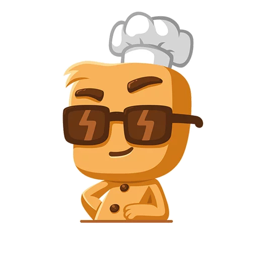 Pikabu Cookie Mascot Stickers Telegram Sticker #1 - Pikabu Cookie Mascot Stickers #1