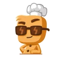 Pikabu Cookie Mascot Stickers