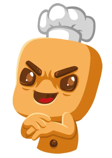 Pikabu Cookie Mascot Stickers Telegram Sticker #2 - Pikabu Cookie Mascot Stickers #2