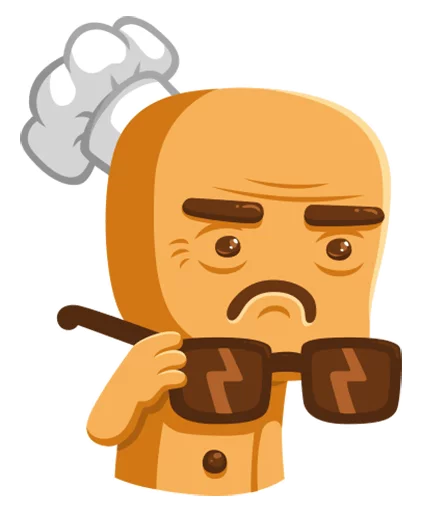 Pikabu Cookie Mascot Stickers Telegram Sticker #3 - Pikabu Cookie Mascot Stickers #3