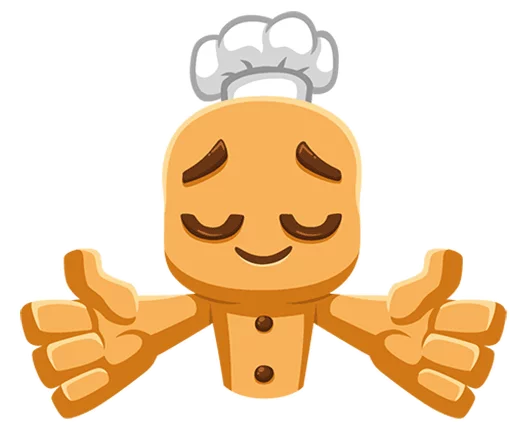 Pikabu Cookie Mascot Stickers Telegram Sticker #4 - Pikabu Cookie Mascot Stickers #4
