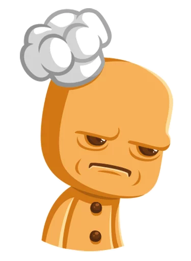 Pikabu Cookie Mascot Stickers Telegram Sticker #6 - Pikabu Cookie Mascot Stickers #6