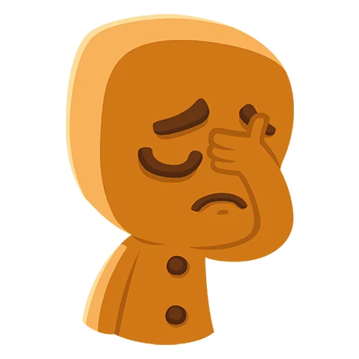 Pikabu Cookie Mascot Stickers Telegram Sticker #8 - Pikabu Cookie Mascot Stickers #8