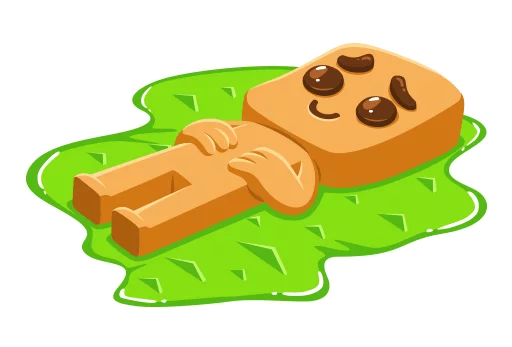 Pikabu Cookie Mascot Stickers Telegram Sticker #16 - Pikabu Cookie Mascot Stickers #16