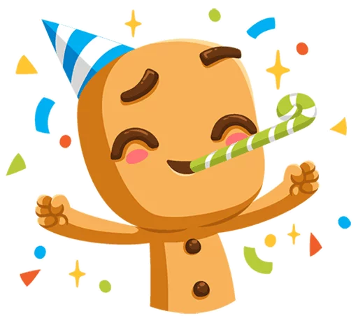 Pikabu Cookie Mascot Stickers Telegram Sticker #20 - Pikabu Cookie Mascot Stickers #20