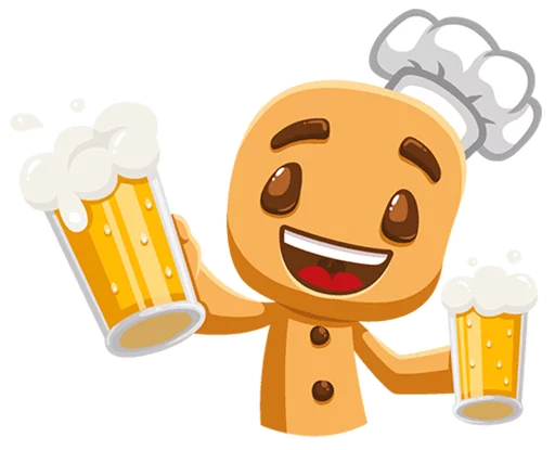 Pikabu Cookie Mascot Stickers Telegram Sticker #22 - Pikabu Cookie Mascot Stickers #22