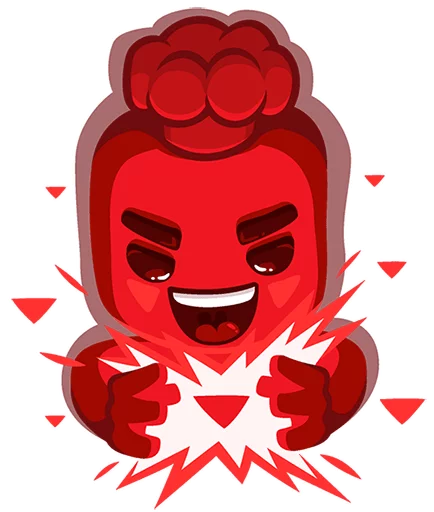 Pikabu Cookie Mascot Stickers Telegram Sticker #23 - Pikabu Cookie Mascot Stickers #23