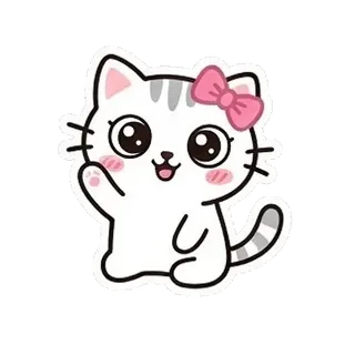 Pink Ribbon Cat PinKa
