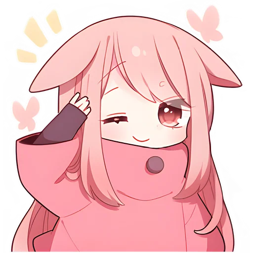 Pinkrabbits Telegram Sticker #4 - Pinkrabbits #4