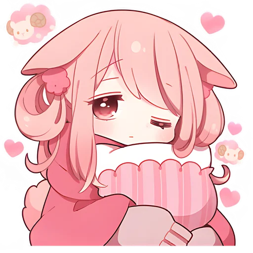 Pinkrabbits Telegram Sticker #8 - Pinkrabbits #8