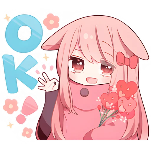 Pinkrabbits Telegram Sticker #9 - Pinkrabbits #9