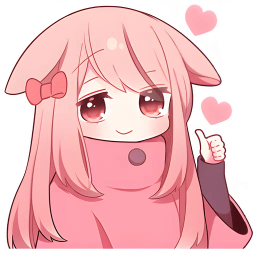Pinkrabbits Telegram Sticker #10 - Pinkrabbits #10