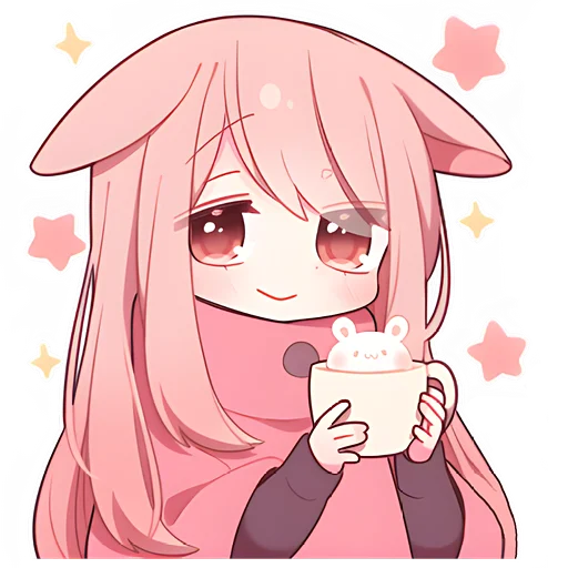 Pinkrabbits Telegram Sticker #11 - Pinkrabbits #11