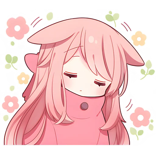 Pinkrabbits Telegram Sticker #17 - Pinkrabbits #17