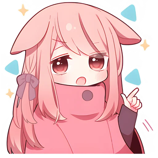 Pinkrabbits Telegram Sticker #18 - Pinkrabbits #18