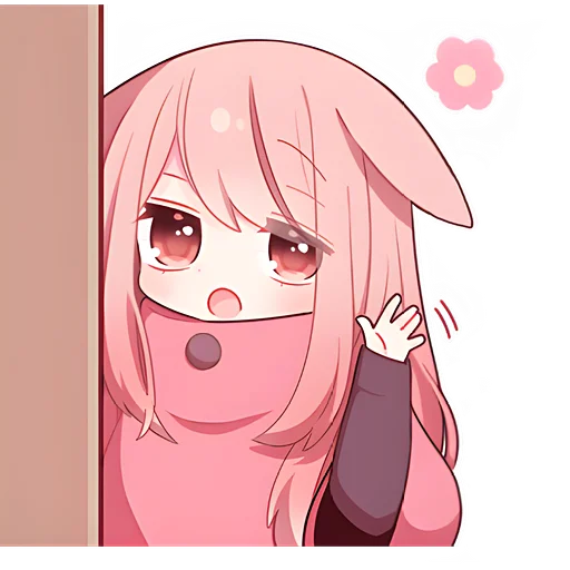 Pinkrabbits Telegram Sticker #23 - Pinkrabbits #23