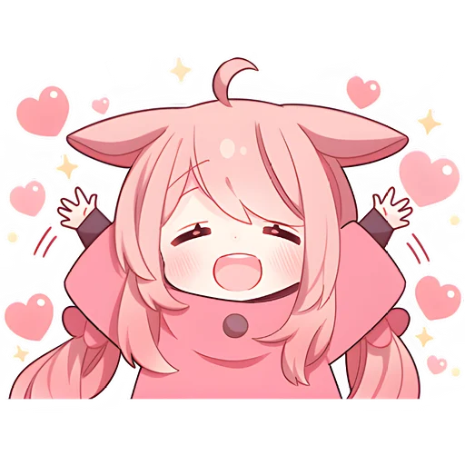Pinkrabbits Telegram Sticker #25 - Pinkrabbits #25