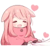 Pinkrabbits Emoji Telegram Sticker #14 - Pinkrabbits Emoji #14