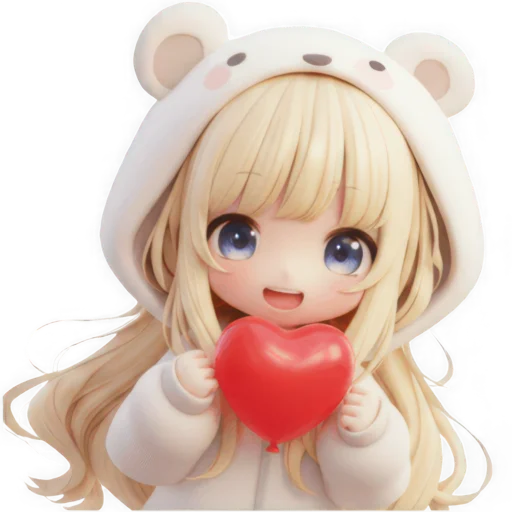 Bear Hoodie Girl